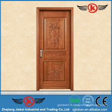 JieKai M268 porte d&#39;entrée en bois / portes extérieures en bois massif / porte intérieure en bois